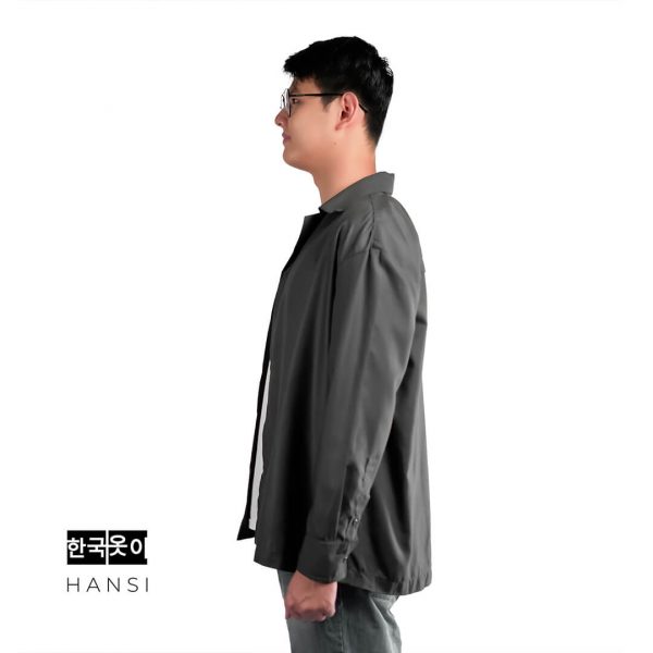 Ilhae Overshirt - Dark Gray - Image 5