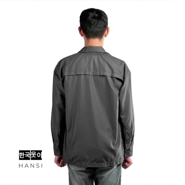 Ilhae Overshirt - Dark Gray - Image 6