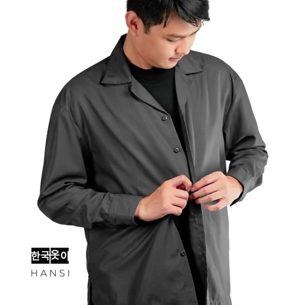 Ilhae Overshirt - Dark Gray - Image 3