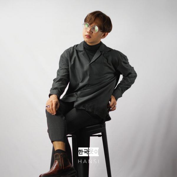 Ilhae Overshirt - Dark Gray - Image 2