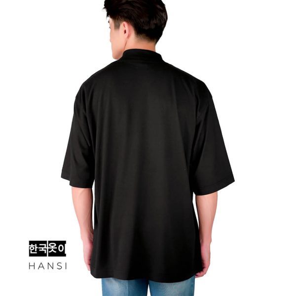 Signature Mock Tee - Jet Black - Image 4