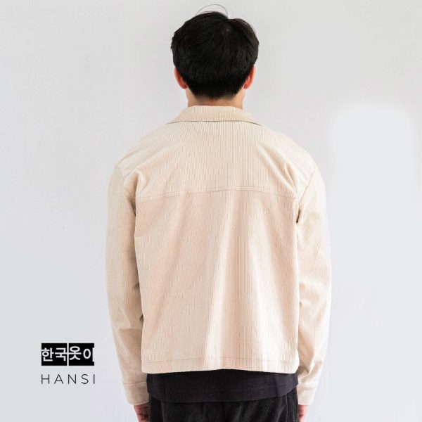 Heetae Corduroy Jacket - Cream - Image 4