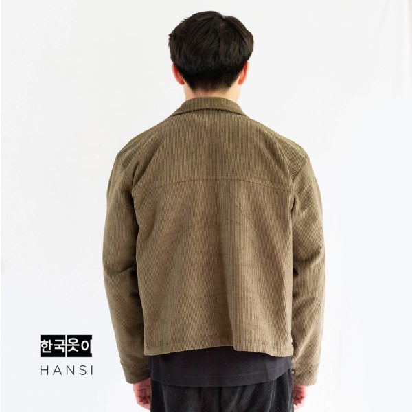 Heetea Corduroy Jacket - Olive - Image 4