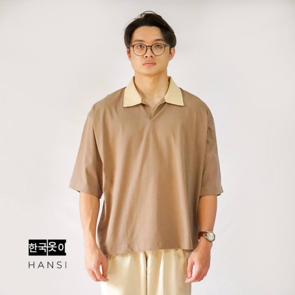 Jun Oversized Polo - Maple