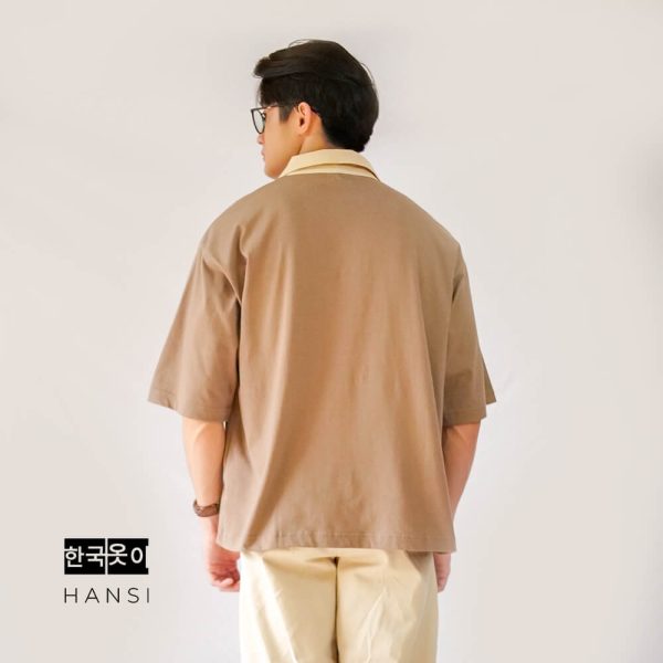 Jun Oversized Polo - Maple - Image 3