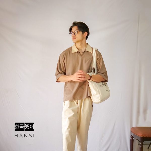 Jun Oversized Polo - Maple - Image 4