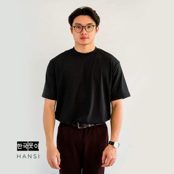 Shin Knit Tee - Black