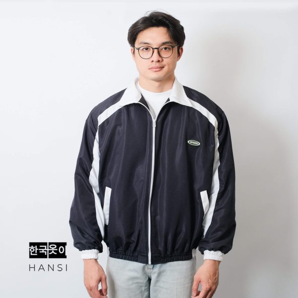 Hwarang Retro Jacket - Navy White