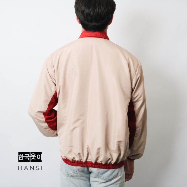 Hwarang Retro Jacket - Cream Red - Image 4