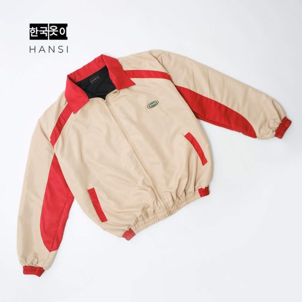 Hwarang Retro Jacket - Cream Red - Image 6