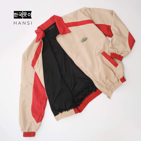 Hwarang Retro Jacket - Cream Red - Image 7